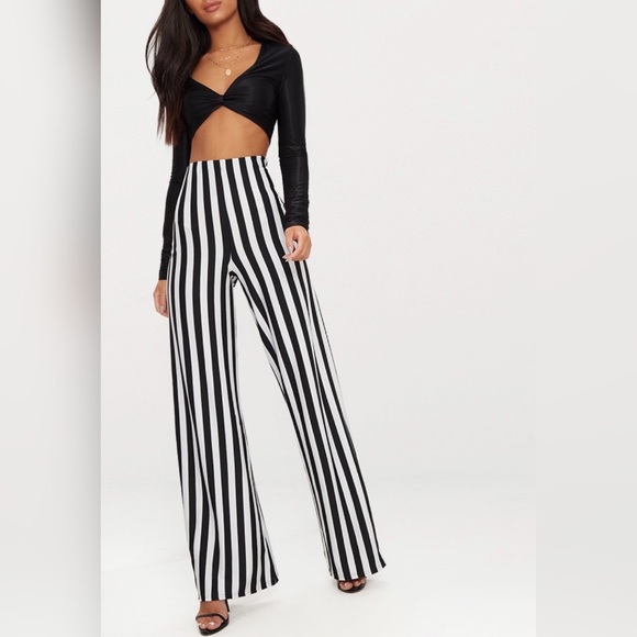 vertically striped pants